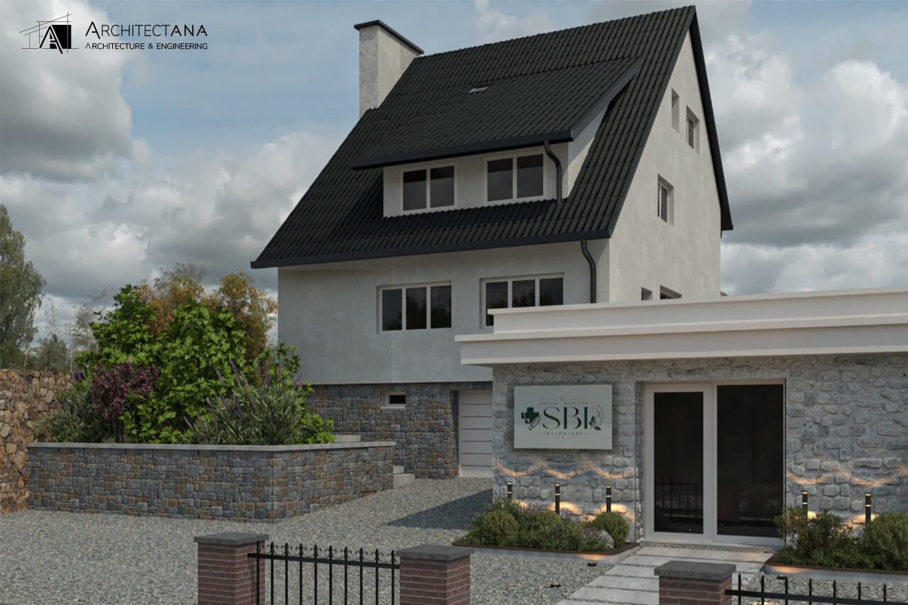 2026 | FLÉMALLE — RÉNOVATION ET EXTENSION D'UNE MAISON UNIFAMILIALE AVEC ANNEXE PROFESSIONNELLE